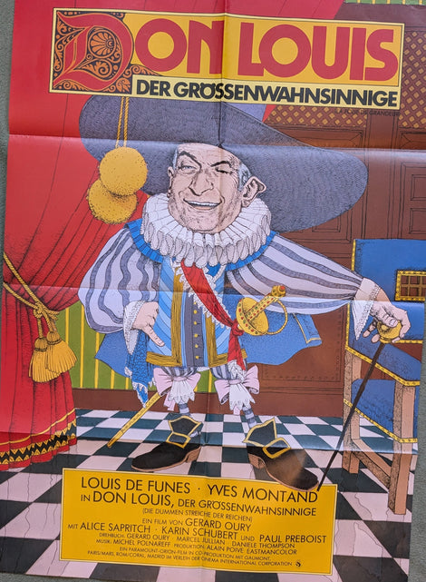 Don Louise-Der Größenwahnsinnige  (L.De Funes)  - Plakat A1