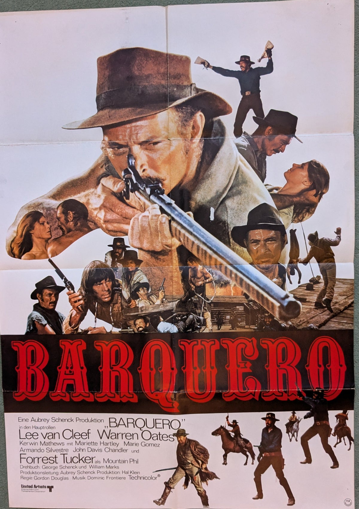 Barquero (van Cleef / W,Oates)- Plakat A1