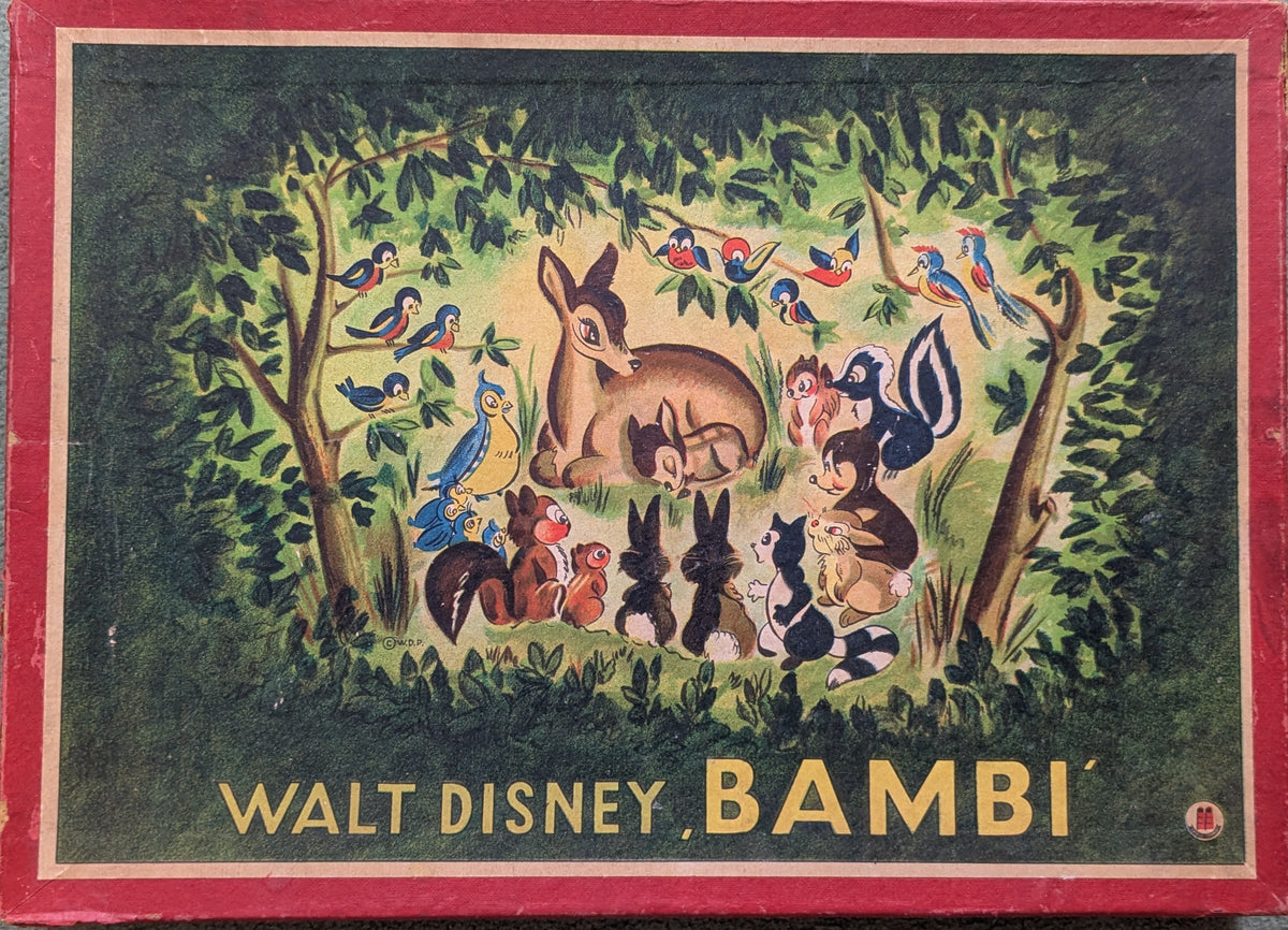 Walt Disney’s Bambi Brettspiel mit Zinnfiguren