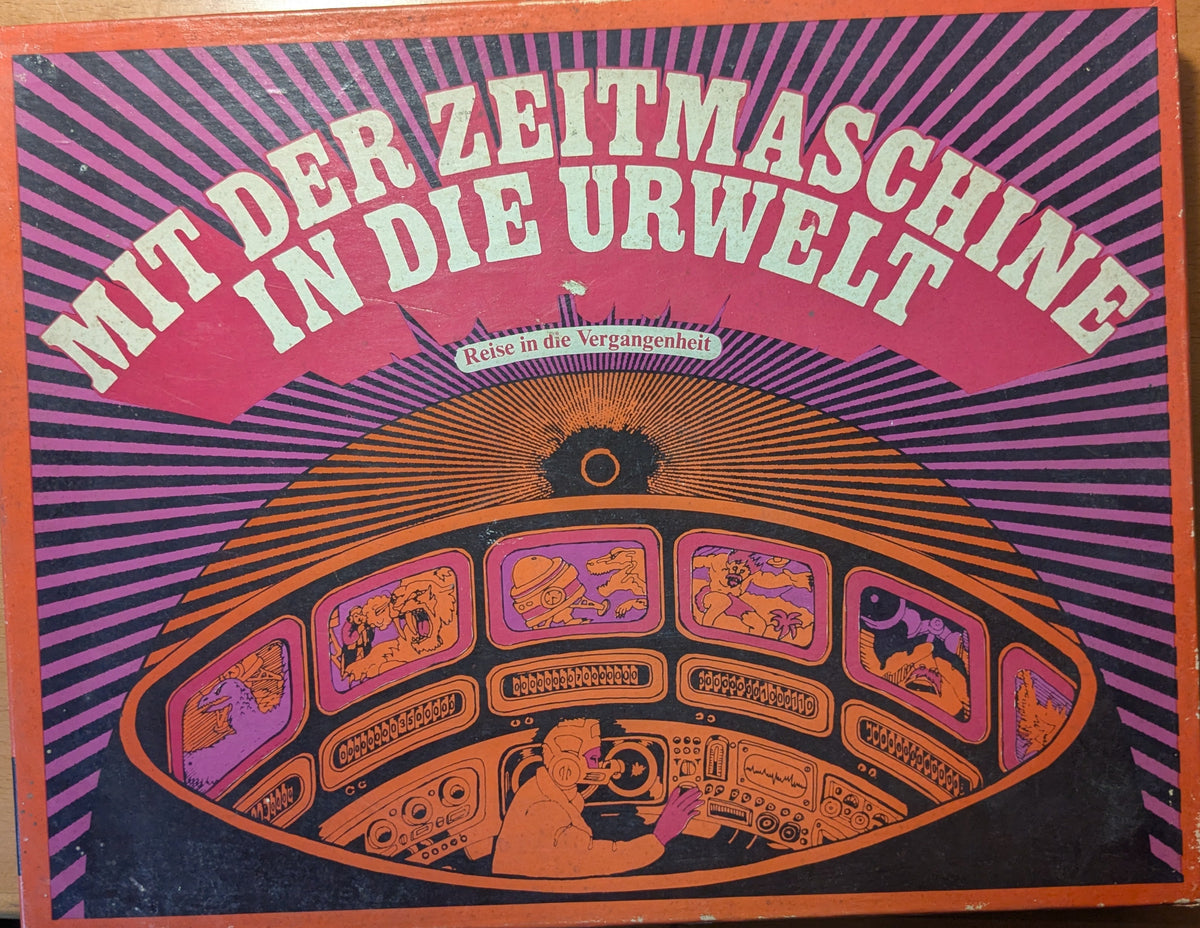 Mit der Zeitmaschine in die Urzeit Brettspiel / Hoffmann und Campe, ca. 1971