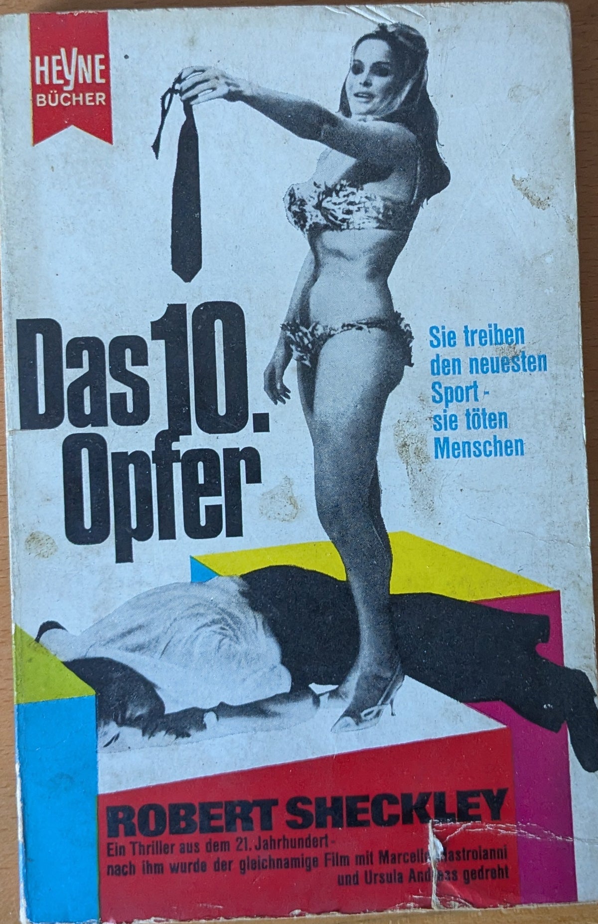 Das 10. Opfer Filmroman - signiert vom Autor Robert Sheckley
