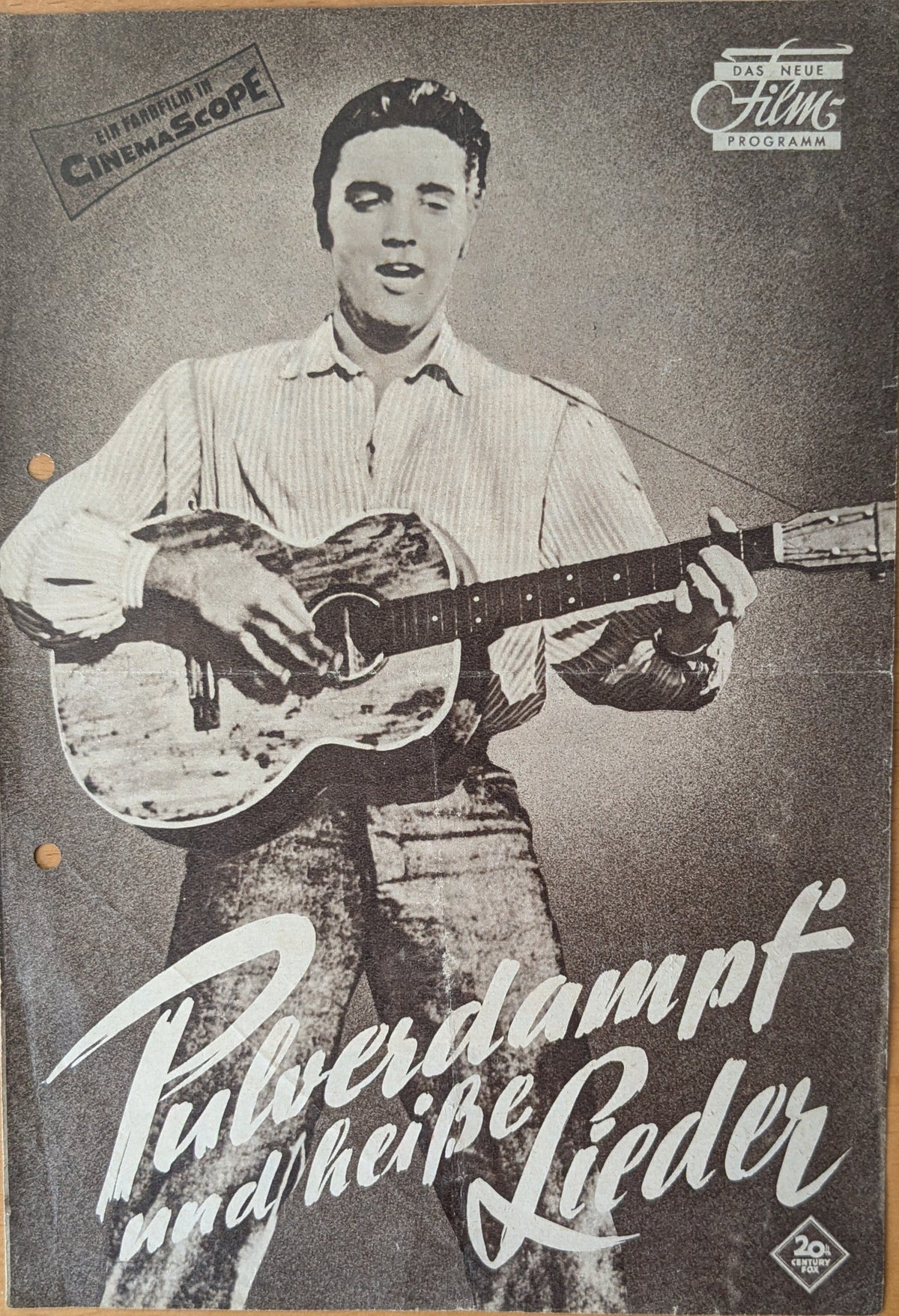 Pulverdampf und heiße Lieder ( Elvis ) Filmprogramm NFP