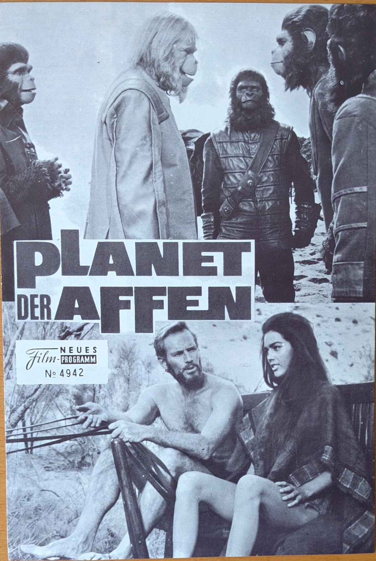 Planet der Affen Filmprogramm NFP 4942