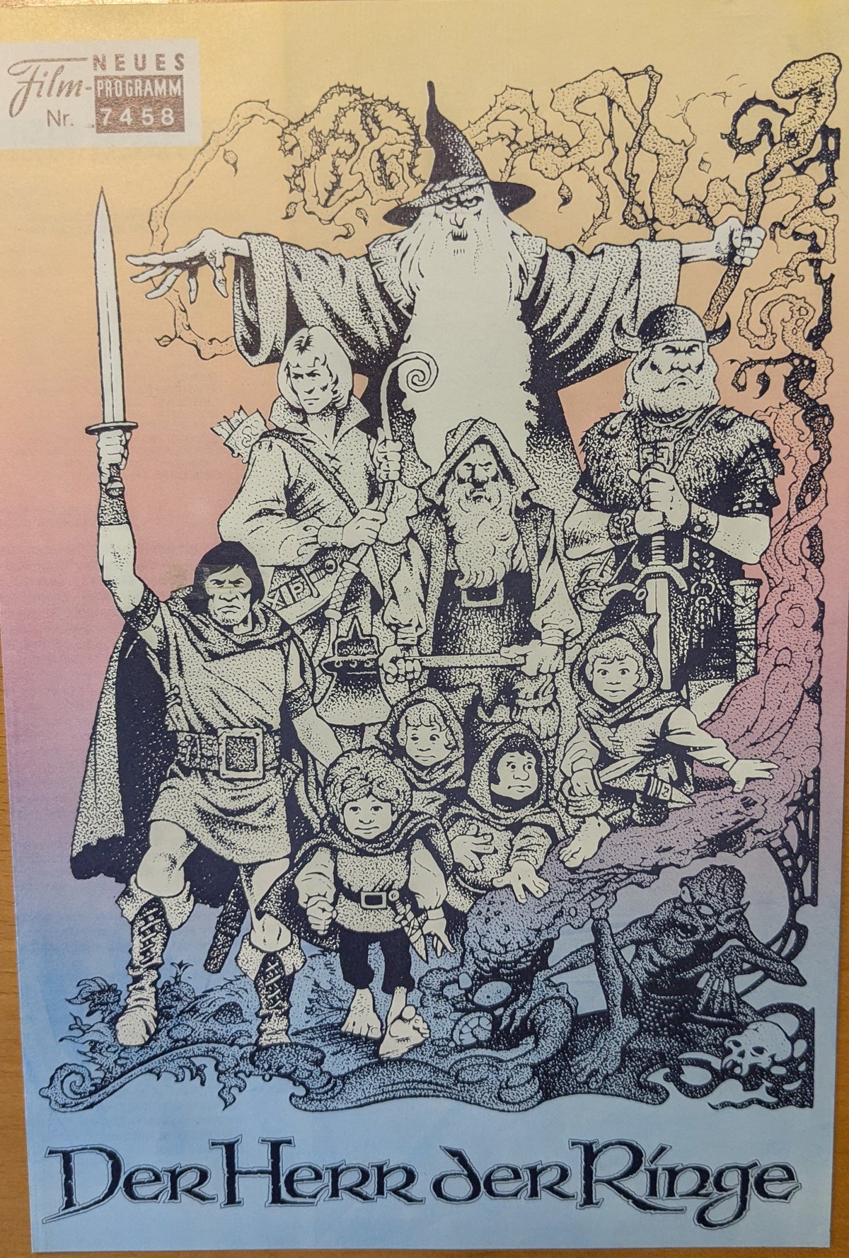 Der Herr der Ringe (Bakshi) Filmprogramm NFP 7458