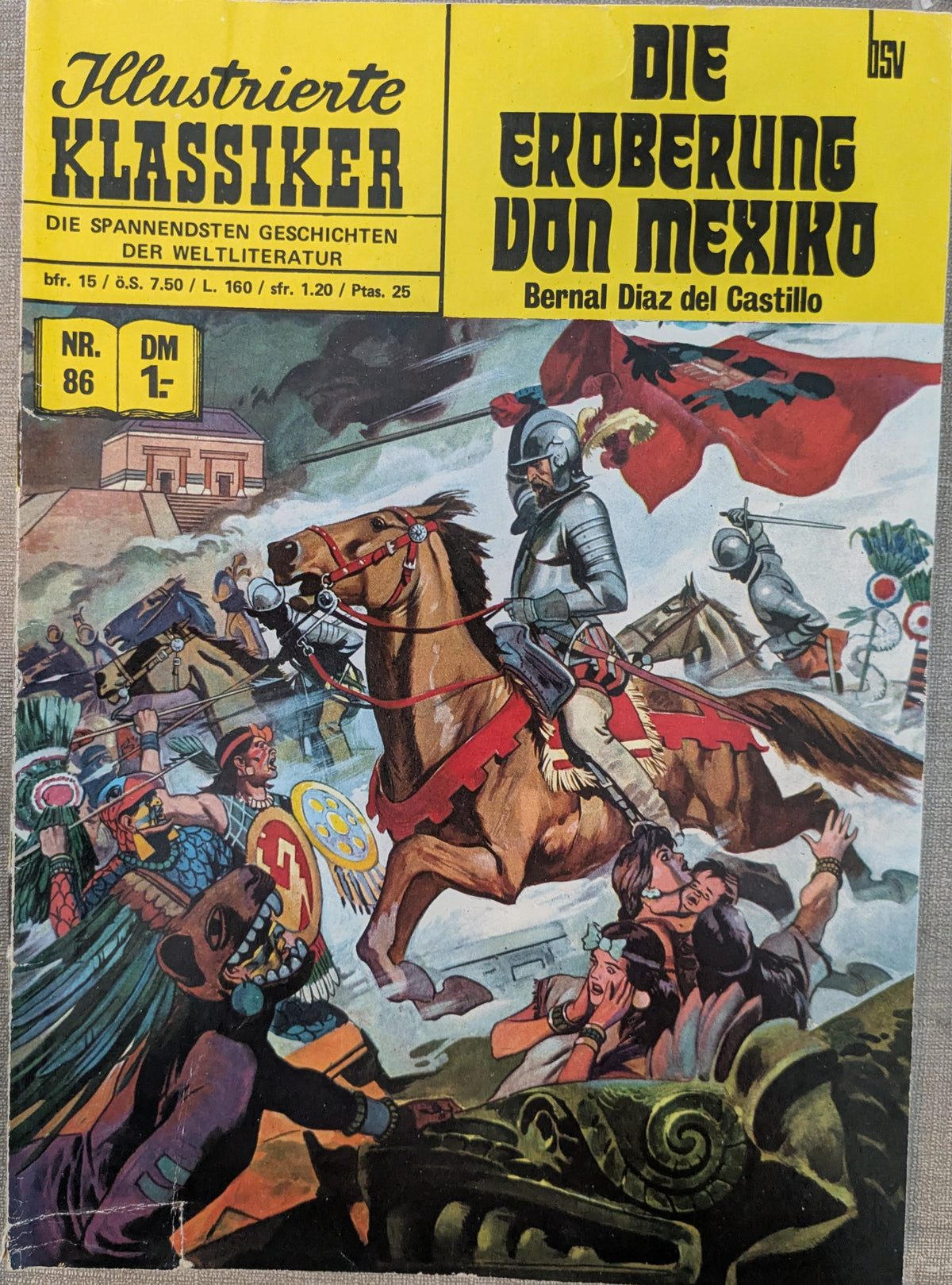 Illustrierte Klassiker 86 - Die Eroberung von Mexiko Z 2