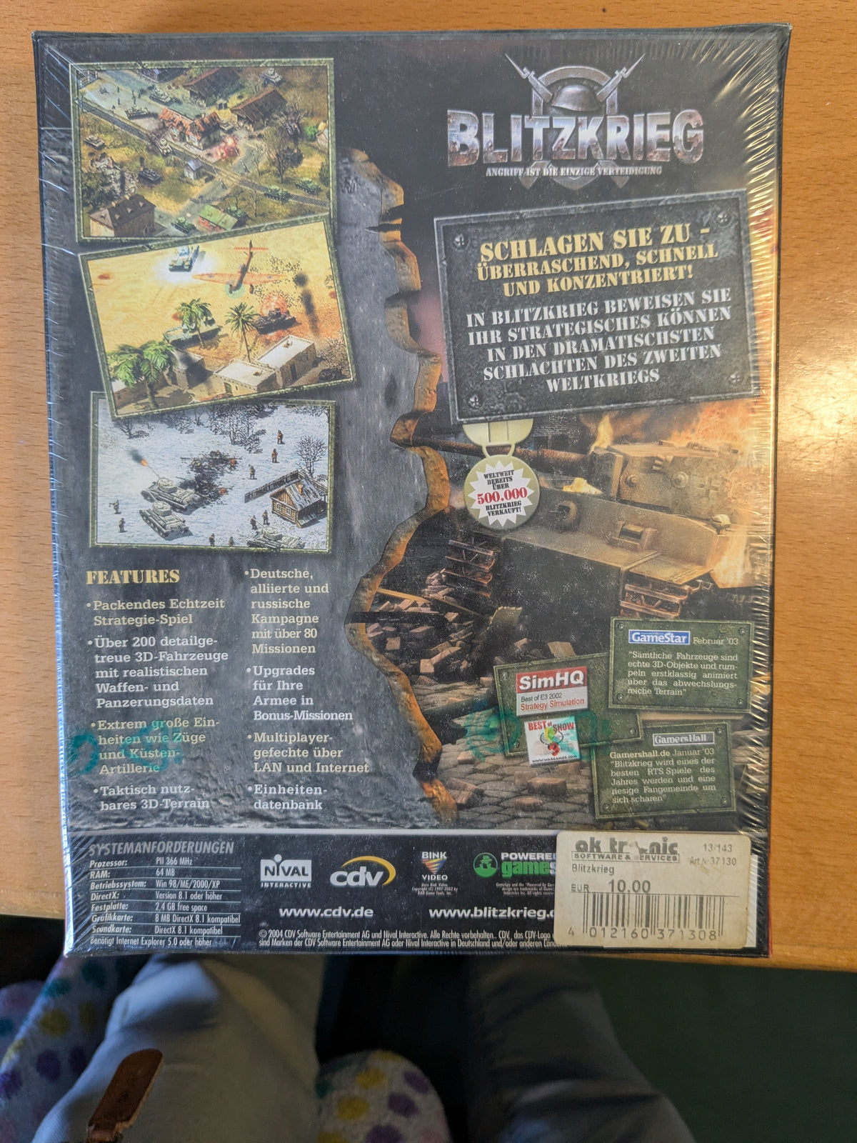 Blitzkrieg - Angriff is die beste Verteidigung PC CD-ROM - Ovp