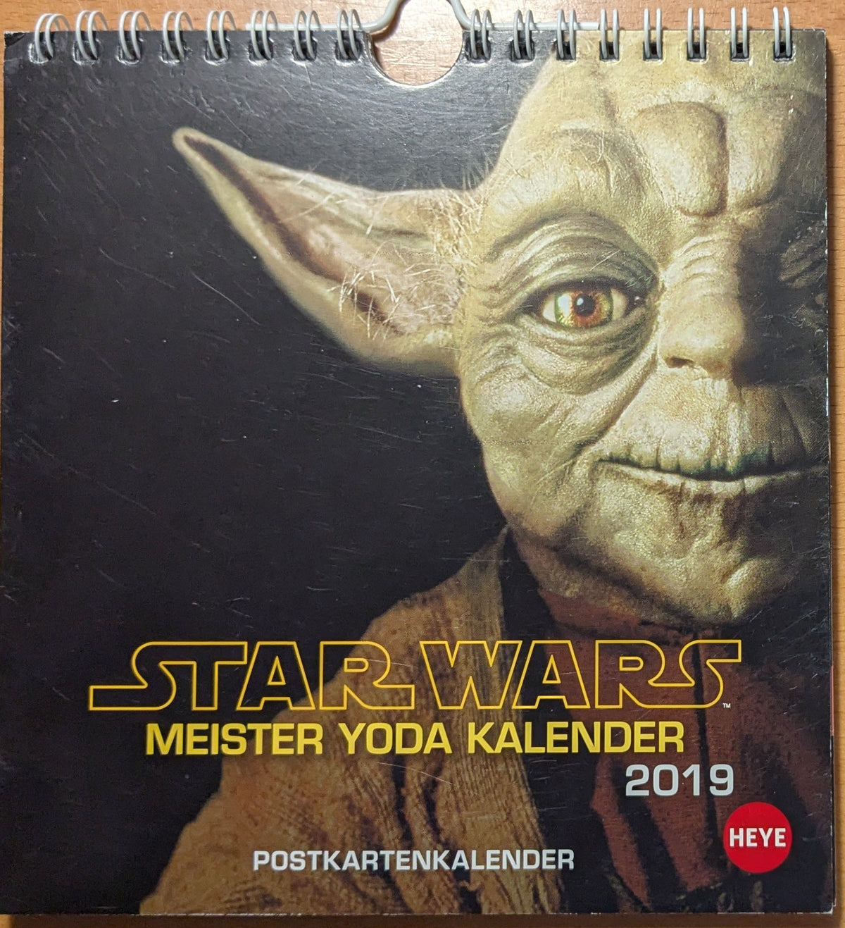 Meister Yoda Star Wars Postkartenkalender von 2019
