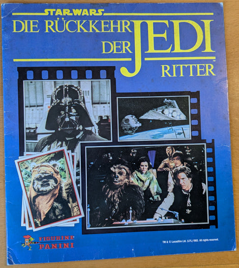 Star Wars: Rückkehr der Jedi-Ritter Stickeralbum Sammelbilderalbum leer