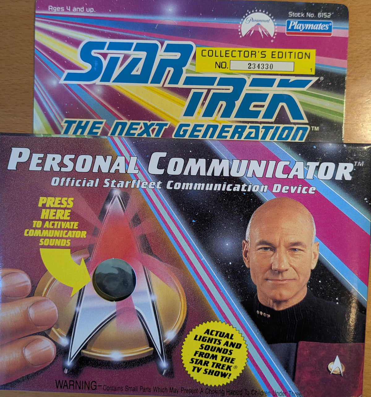 TNG Personal Communicator (Playmates 1993) mit sound, vintage