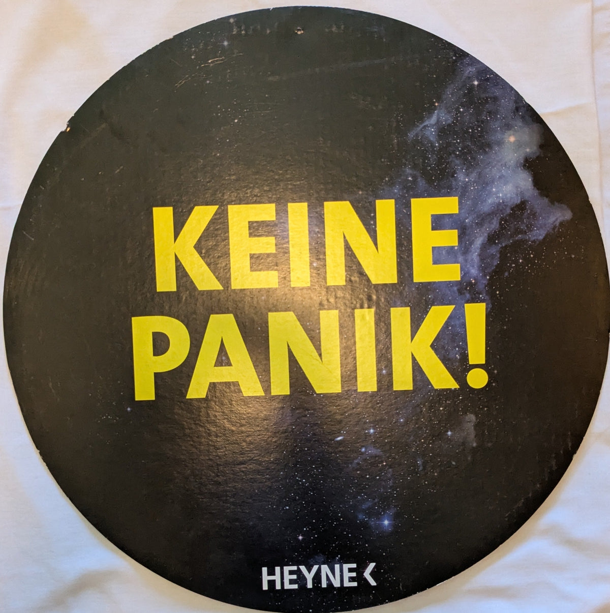 Keine Panik! - Per Anhalter durch die Galaxis Werbehänger Heyne Vlg. 47 cm