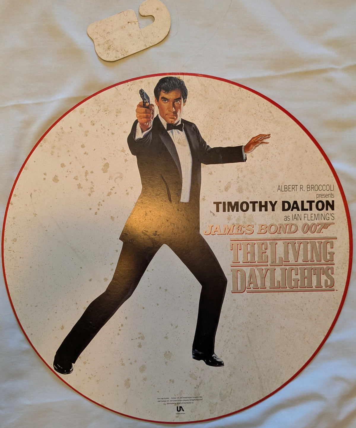 007 James Bond The living daylights Cinema Display Hanger Werbehänger 43 cm
