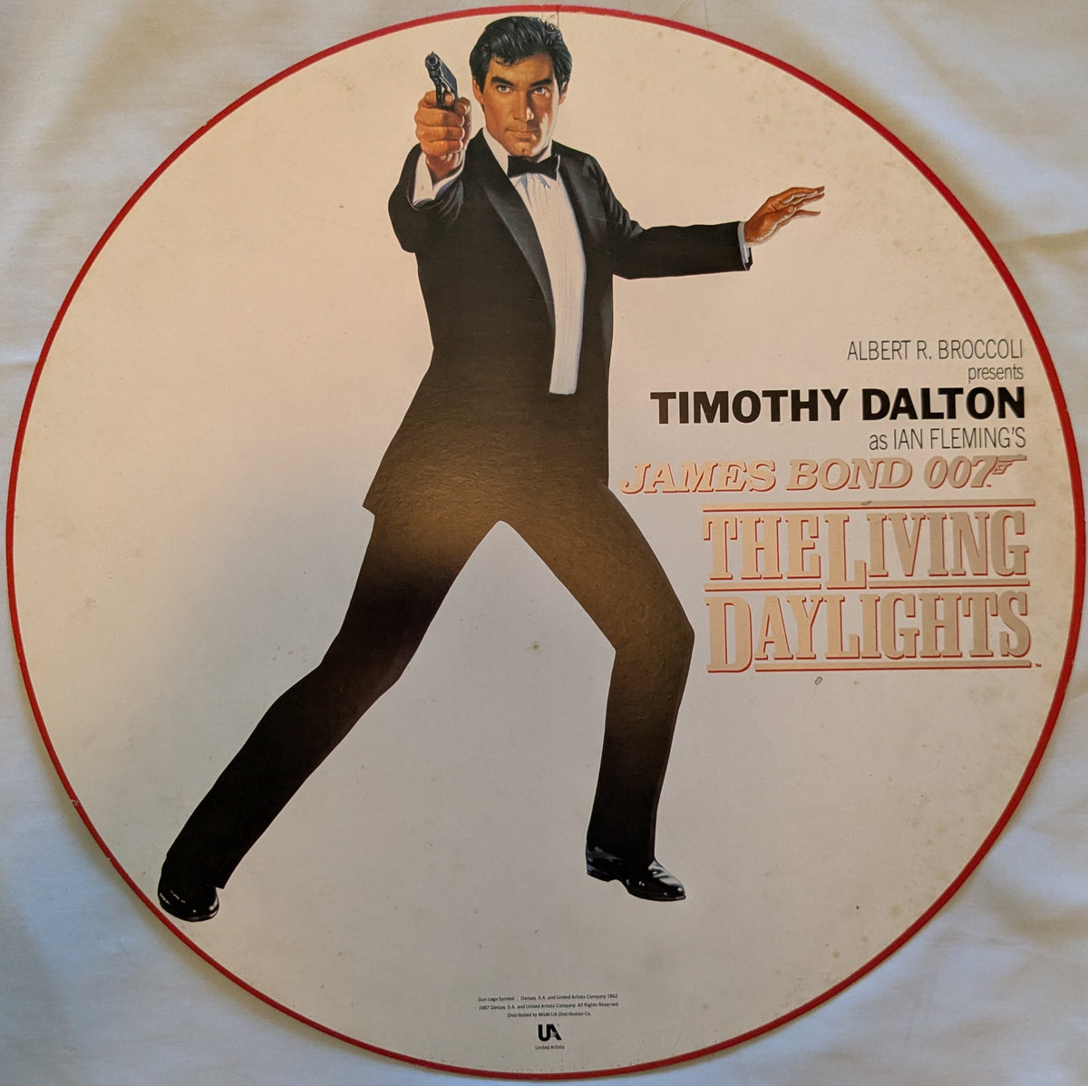 007 James Bond The living daylights Cinema Display Hanger Werbehänger 43 cm
