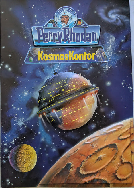 Perry Rhodan KosmosKontor Werbe / Promotion - Aufsteller vintage 1990?
