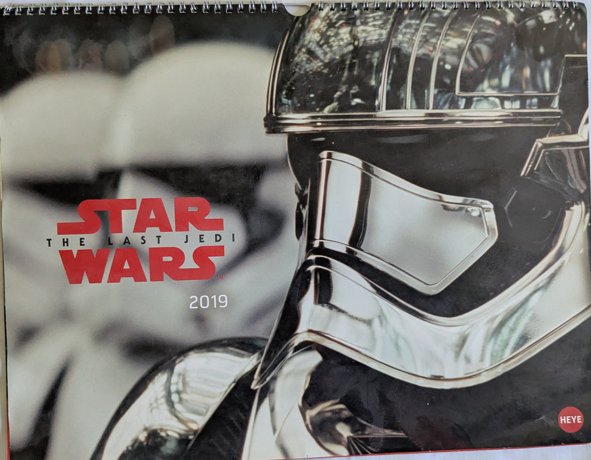 Star Wars The Last Jedi Kalender 2019 Heye deutsch 44 x 33 cm unbenutzt