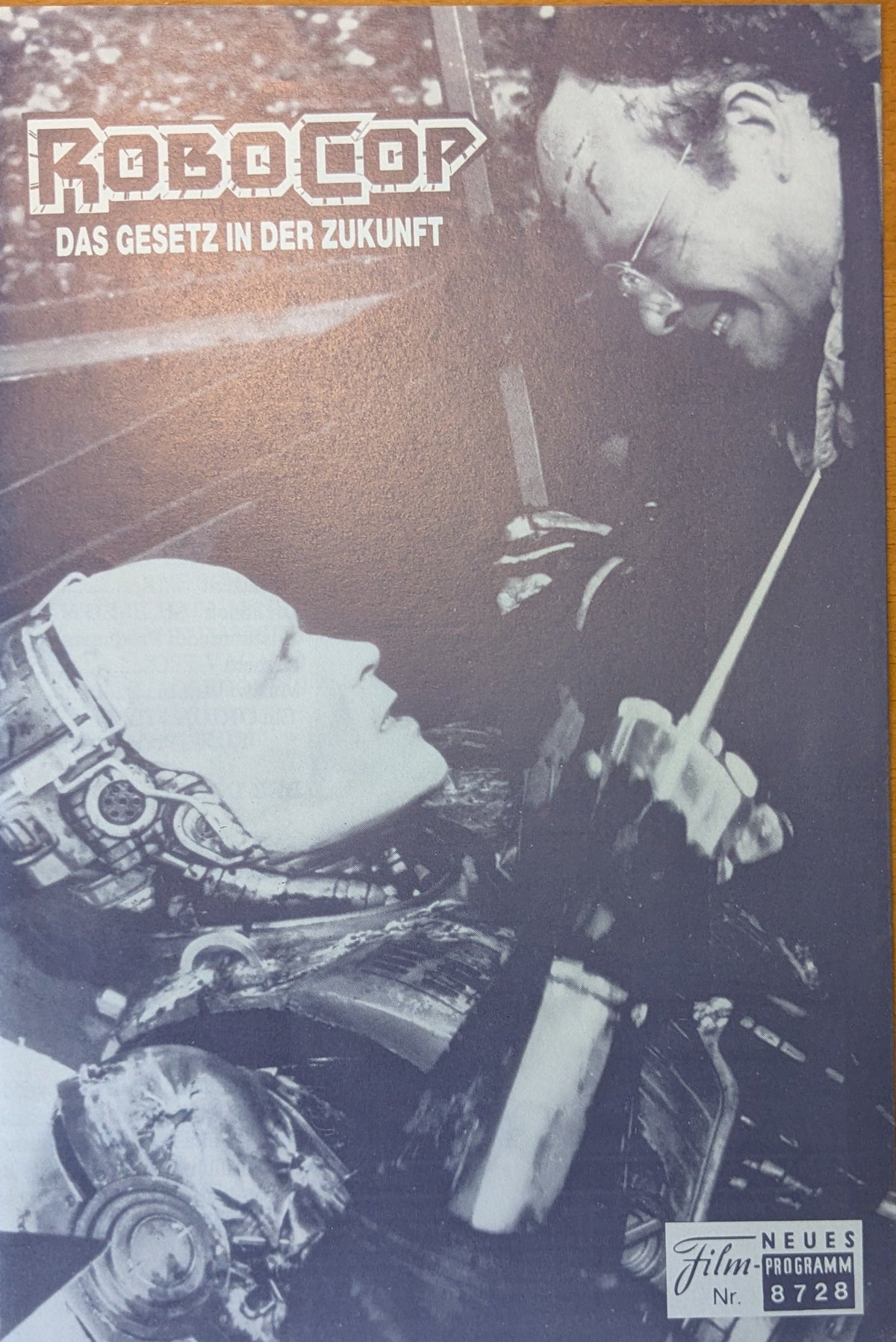 RoboCop - Das Gesetz der Zukunft Filmprogramm NFP 8728