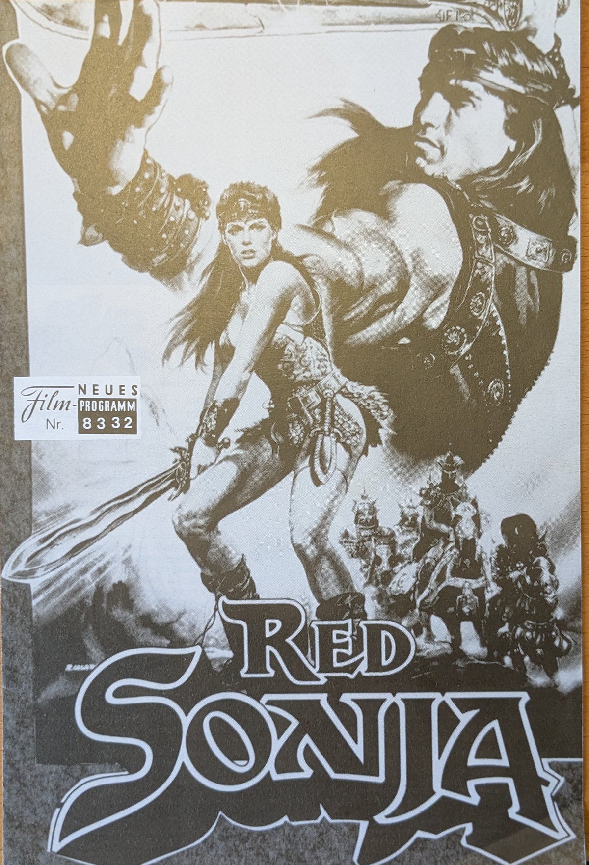 Red Sonja (Schwarzenegger) Filmprogramm NFP 8332