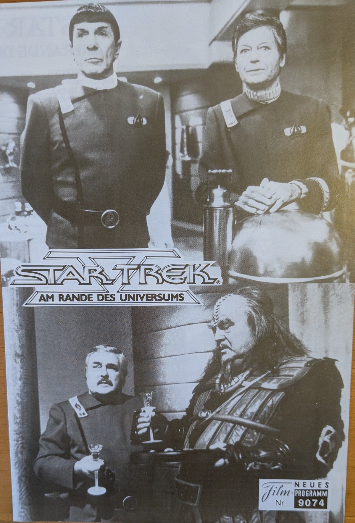 Star Trek V Am Rande des Universums  Filmprogramm NFP 9074