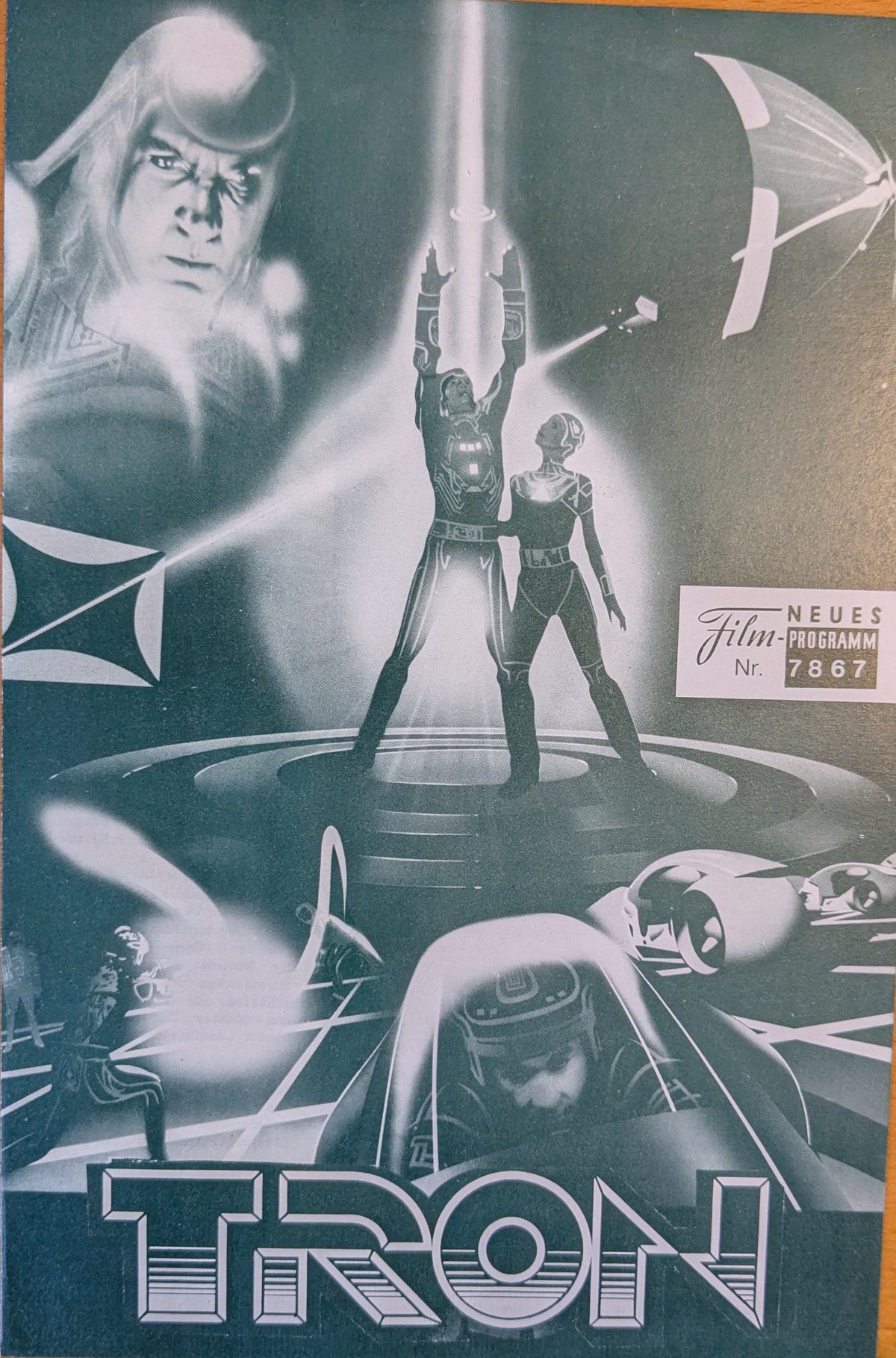 Tron ( Jeff Bridges 1982) Filmprogramm NFP 7867