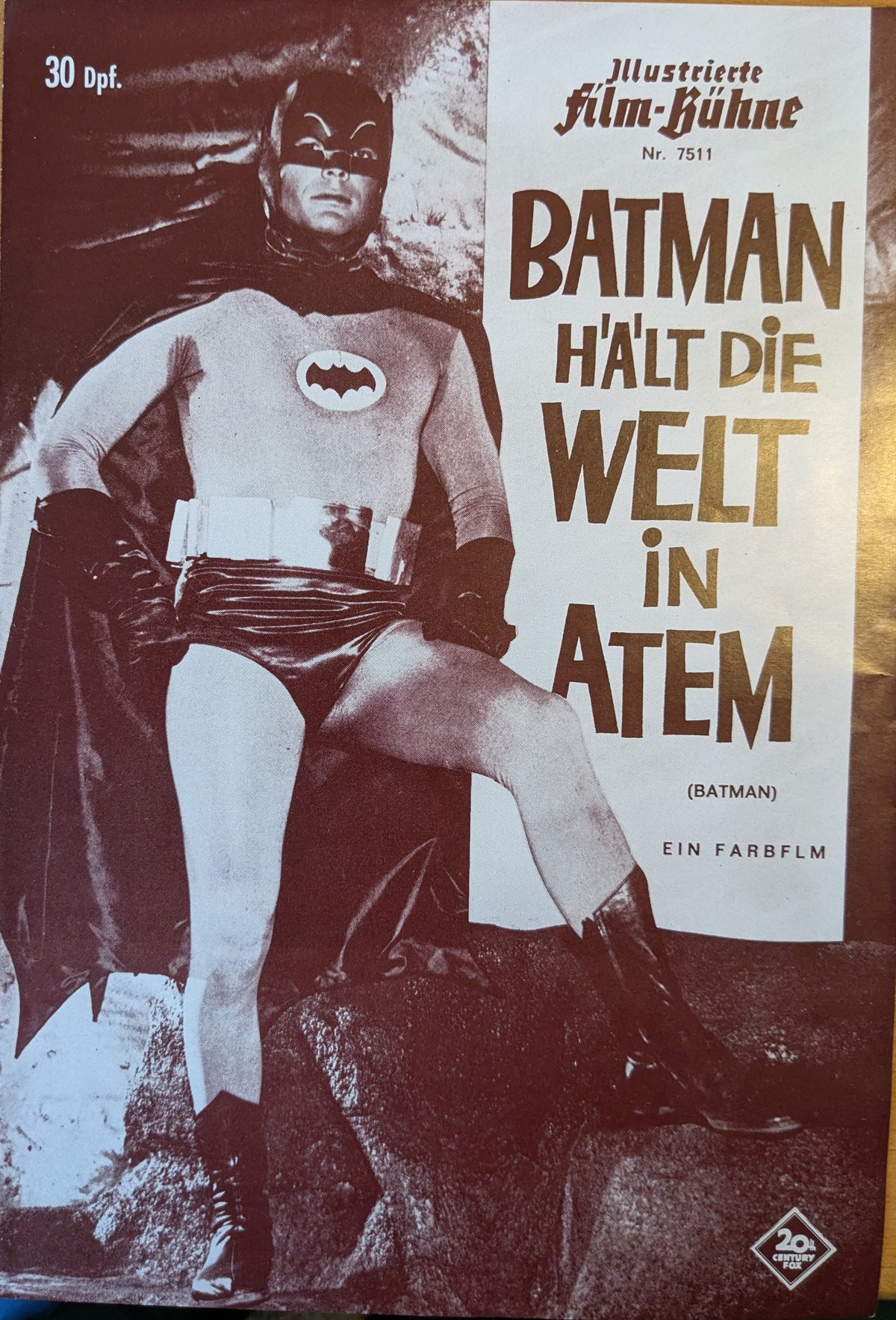 Batman hält die Welt in Atem Filmprogramm IFB 7511