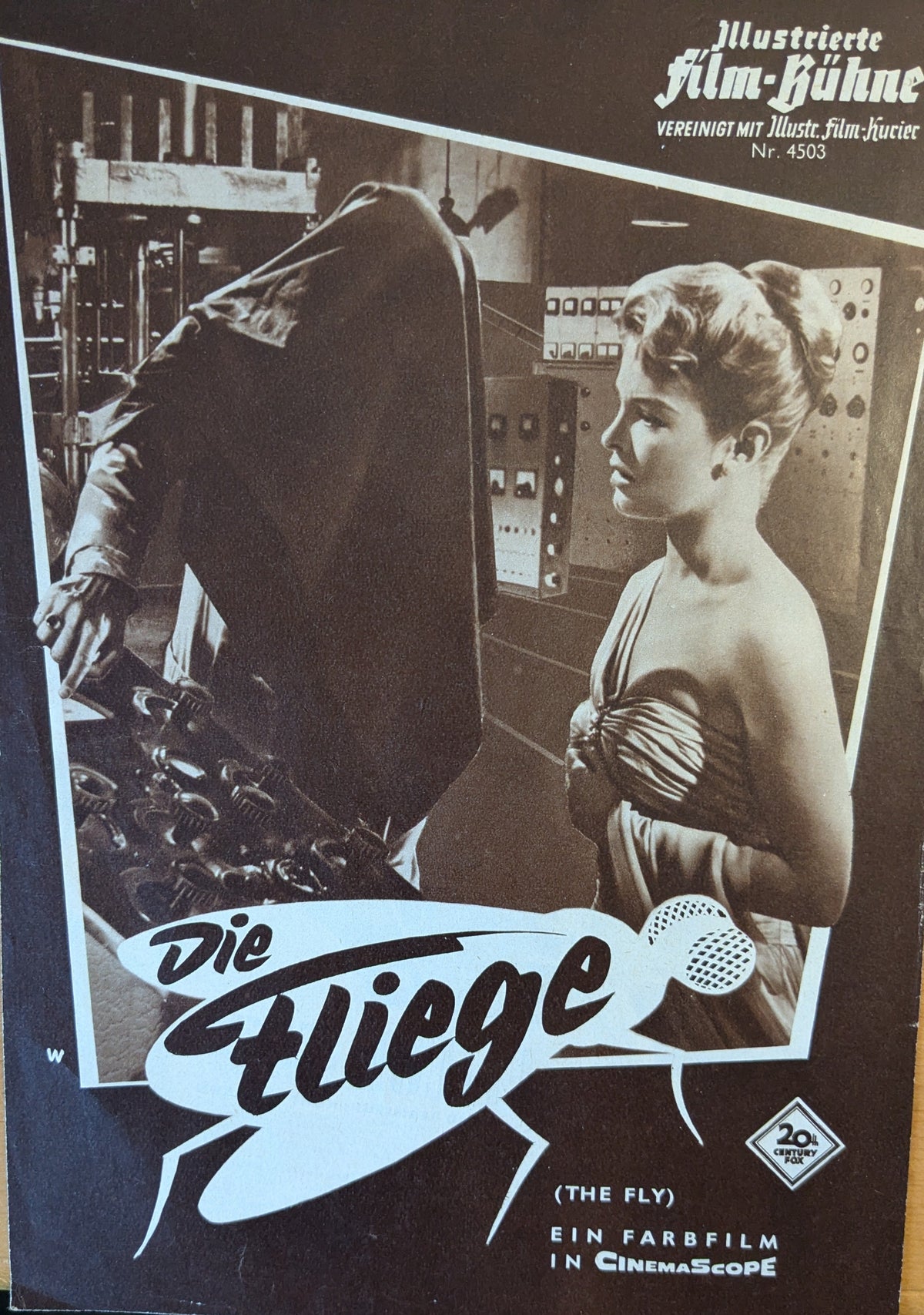 Die Fliege (Vincent Price) Filmprogramm IFB 4503