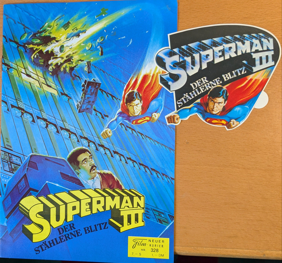 Superman III Der Stählerne Blitz Filmprogramm NFK 328