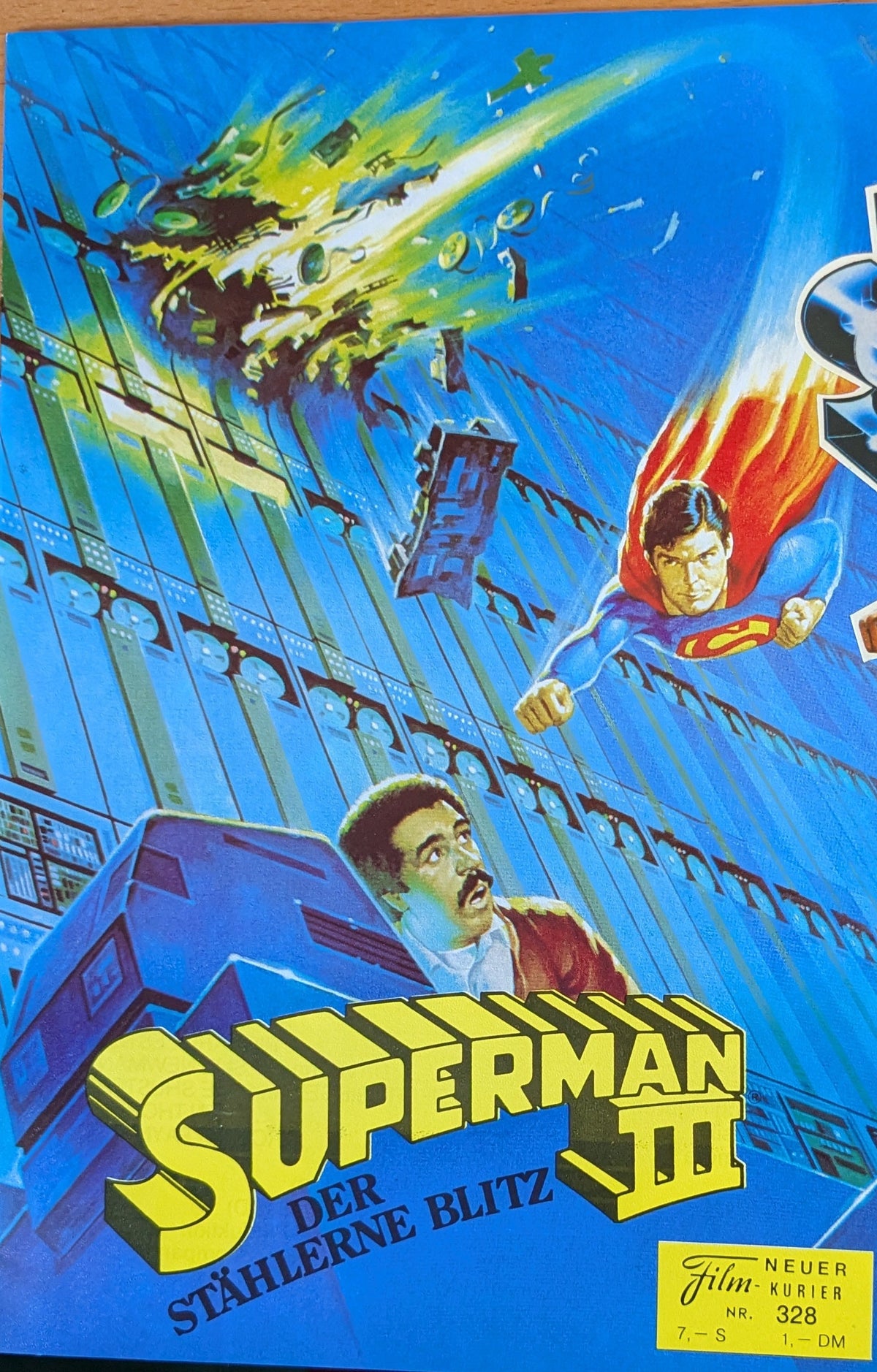 Superman III Der Stählerne Blitz Filmprogramm NFK 328