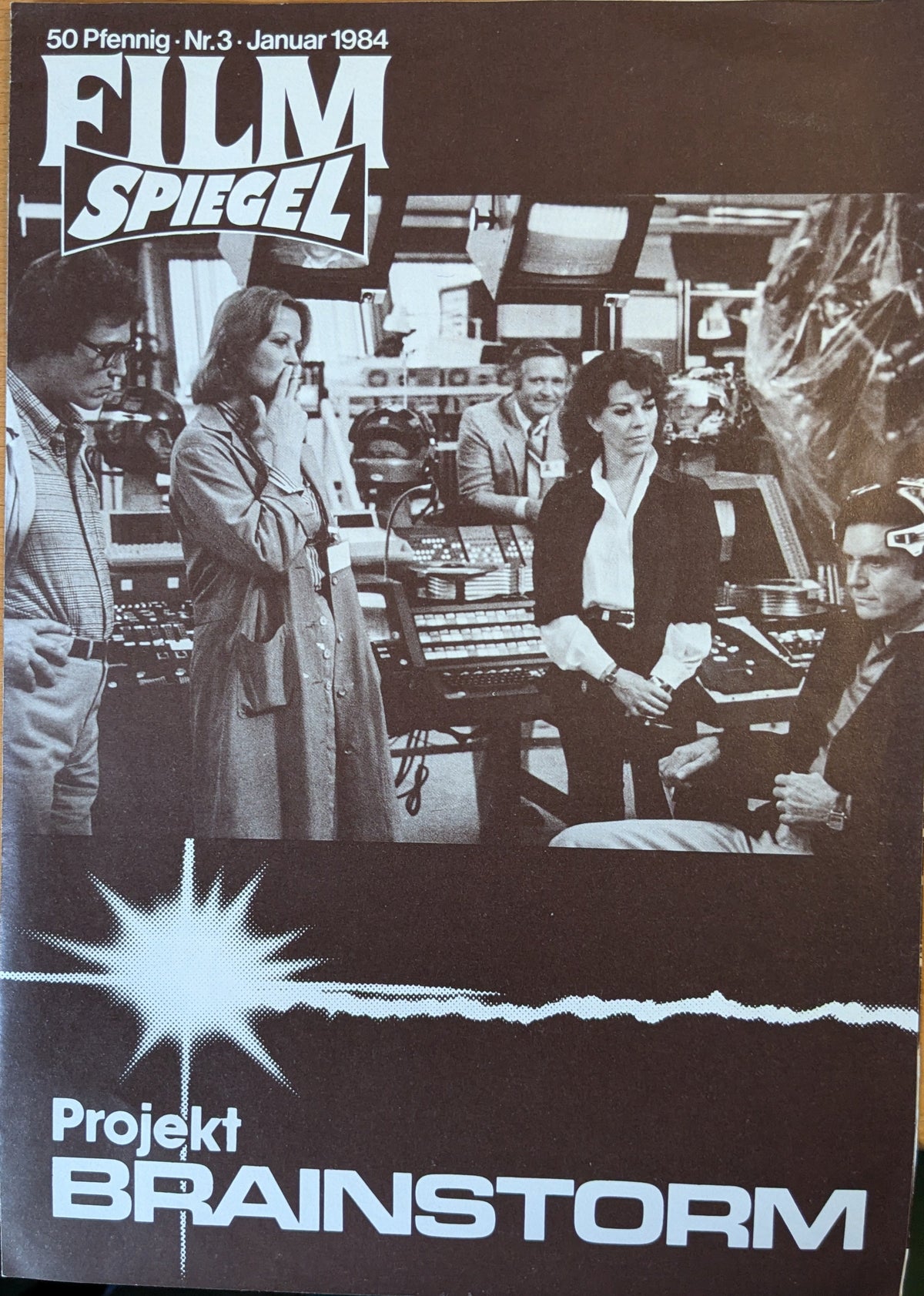 Projekt Brainstorm Filmrogramm Filmspiegel Nr. 3   1984