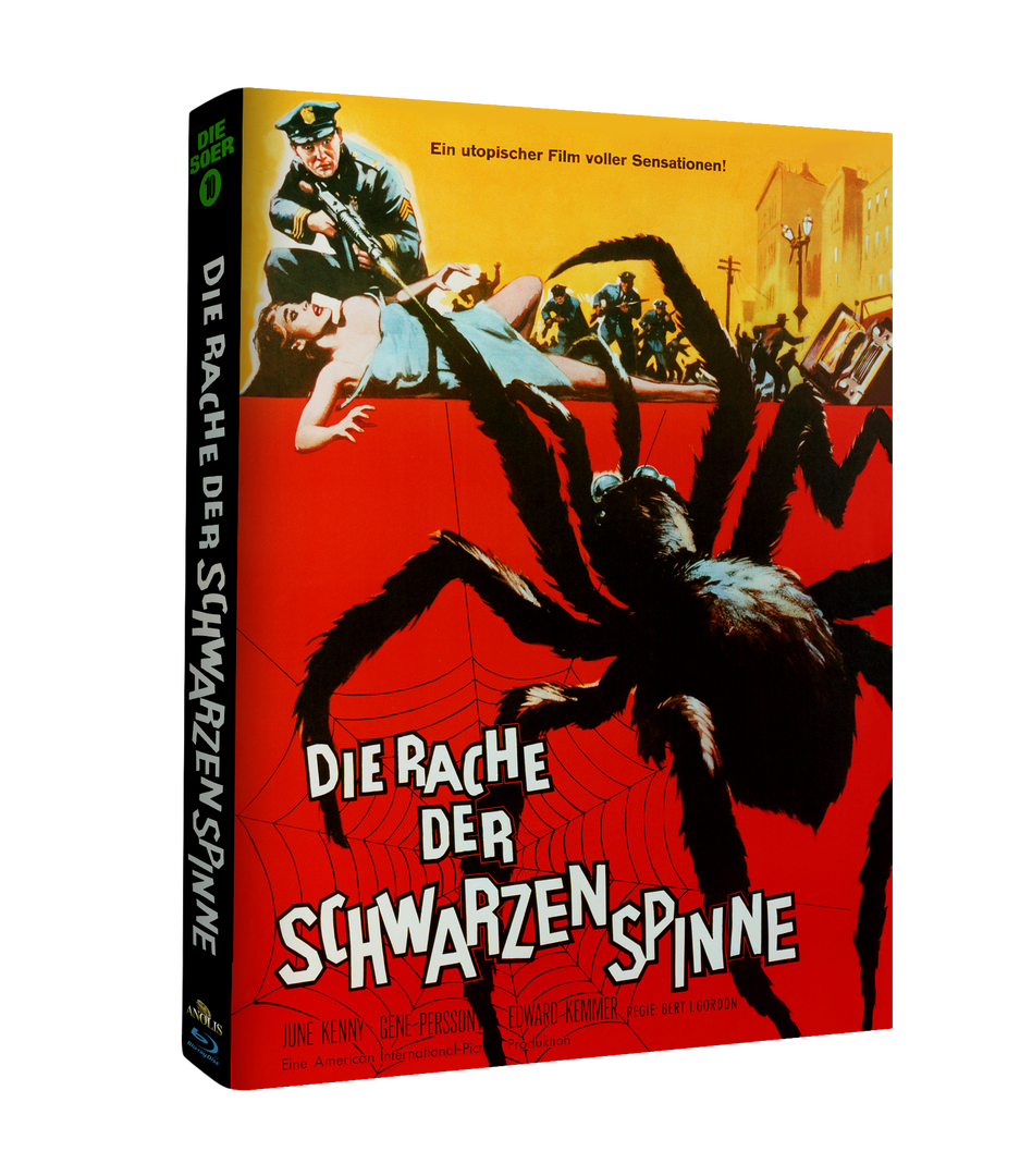 Die Rache der schwarzen Spinne -  Mediabook, Blu-ray , Cover