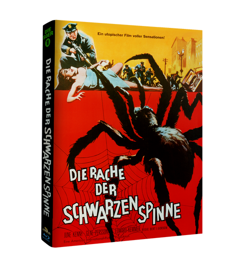 Die Rache der schwarzen Spinne -  Mediabook, Blu-ray , Cover