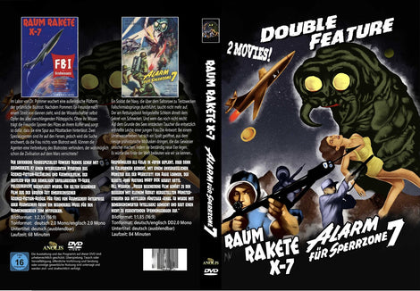 Raumrakete X-7 / Alarm für Sperrzone 7 Double Feature DVD