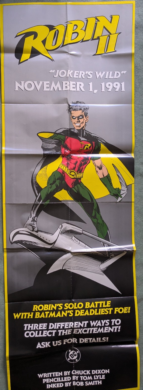 Robin II - Riesen Promo Poster 72 x 29 cm DC Comics 1991