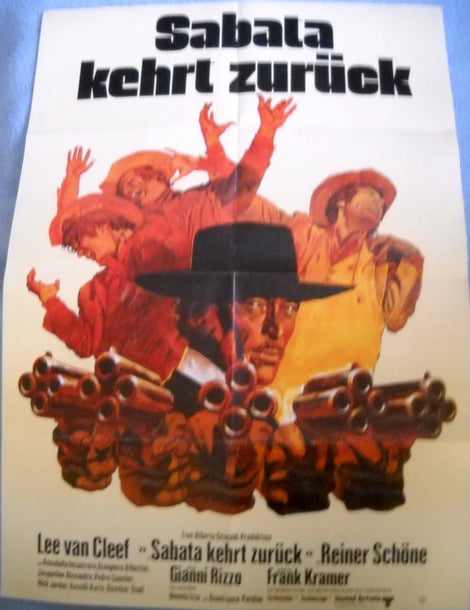 Sabata kehrt zurück mit Lee van Cleef) Plakat A1