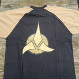 Star Trek T-Shirt Raglan Klingon gelb/schwarz