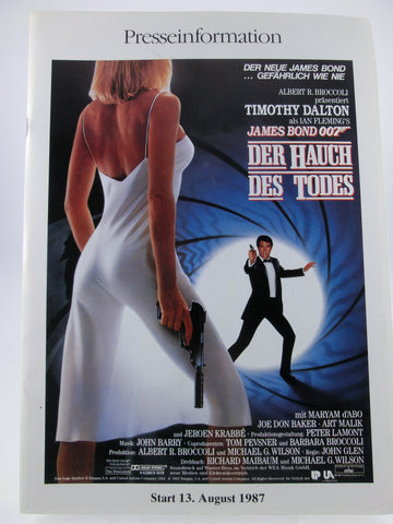 James Bond - Der Hauch des Todes Presseheft 36 Seiten