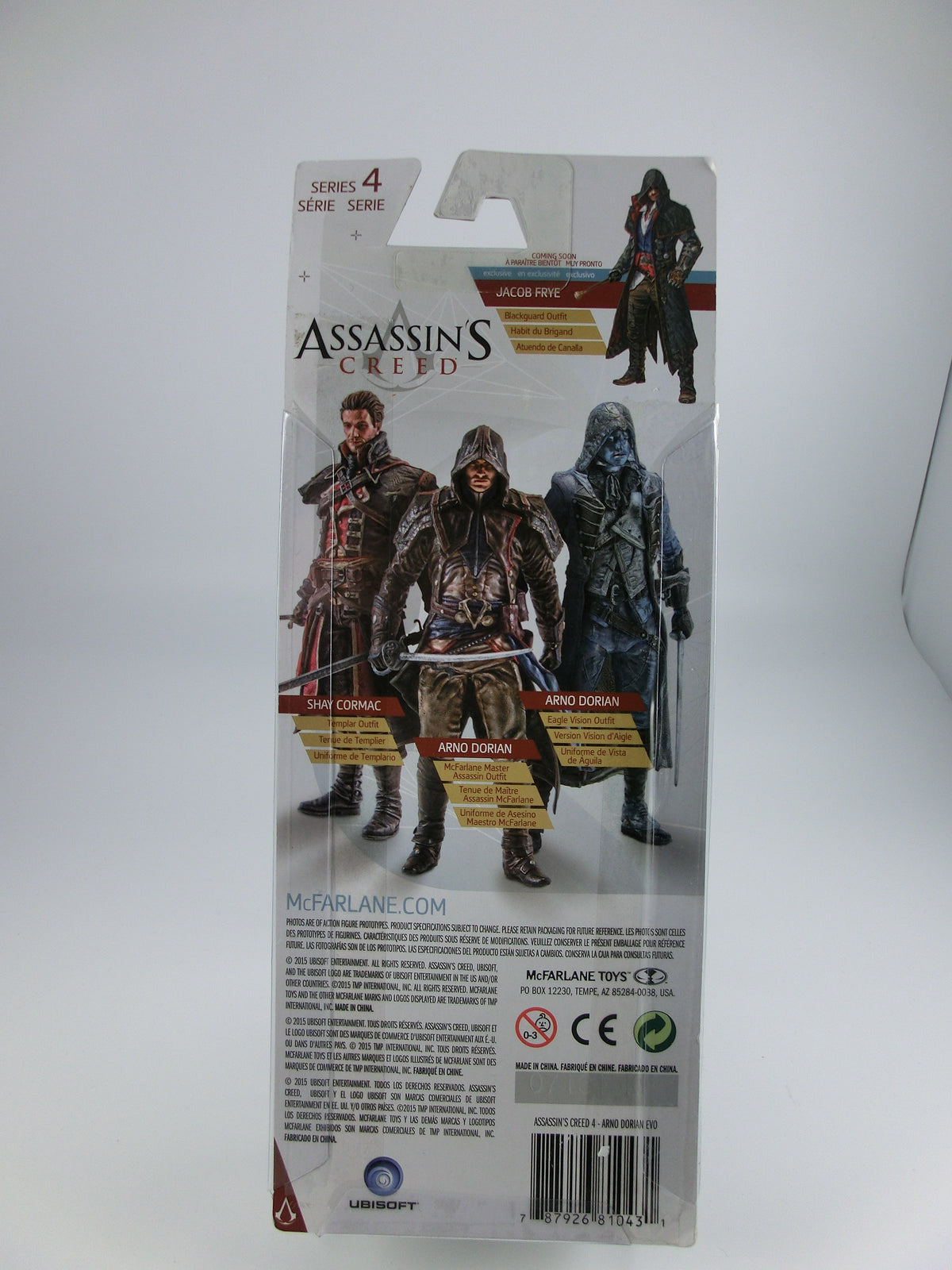 Assassins Creed Arno Dorian Eagle Vision Outfit Action Figur