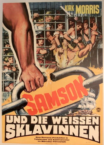 Samson und die weissen Sklavinnen Plakat A1