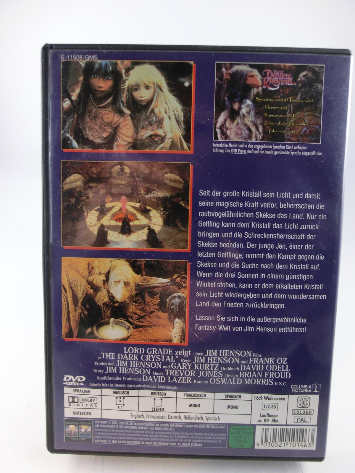 Der Dunkle Kristall DVD