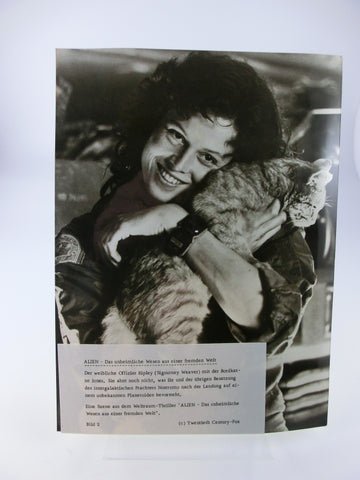 Alien Pressefoto Bild 2,  24 x 18 cm, deutsch - Sigourney Weaver