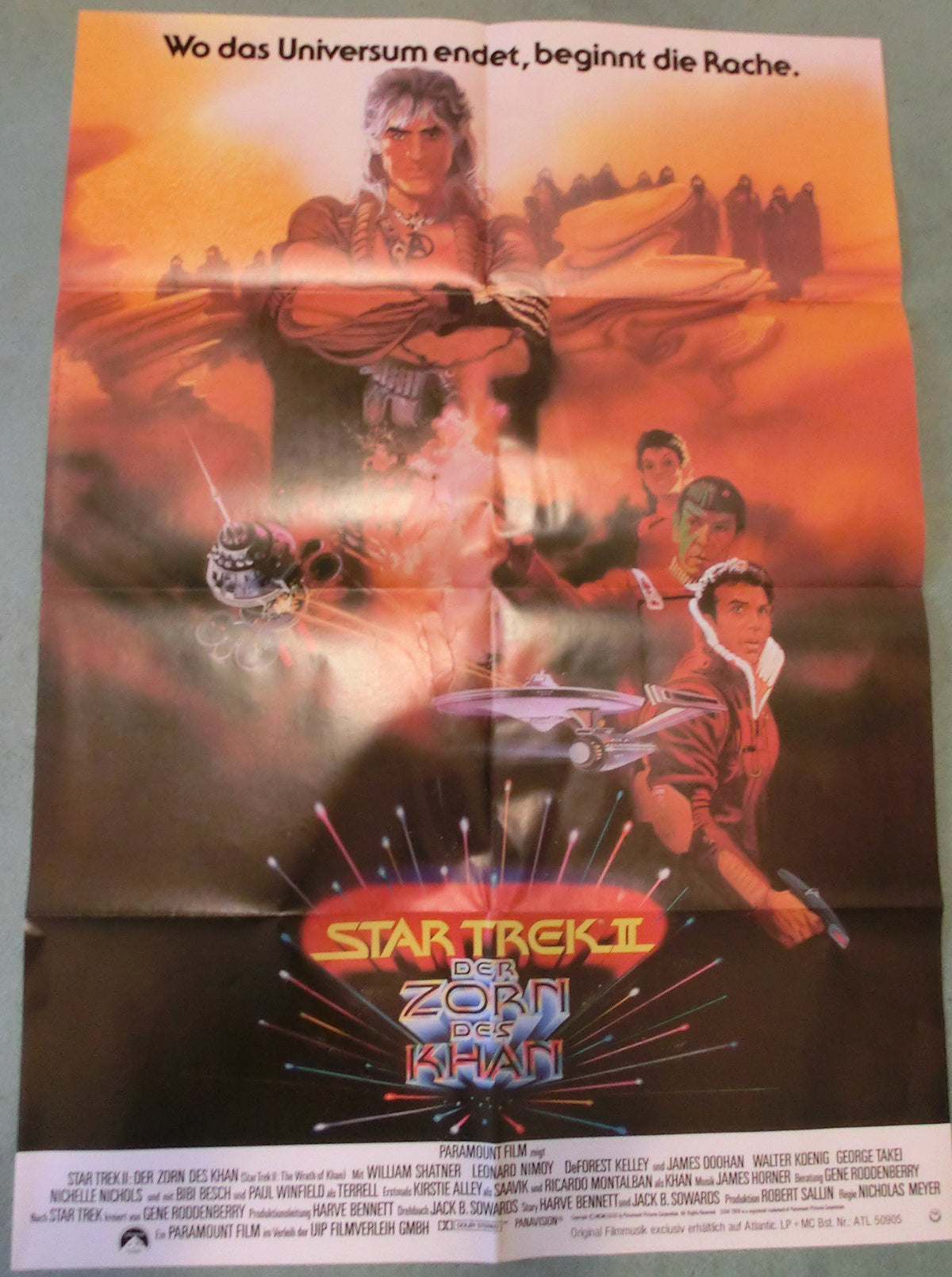 Star Trek II Der Zorn des Khan Plakat A1