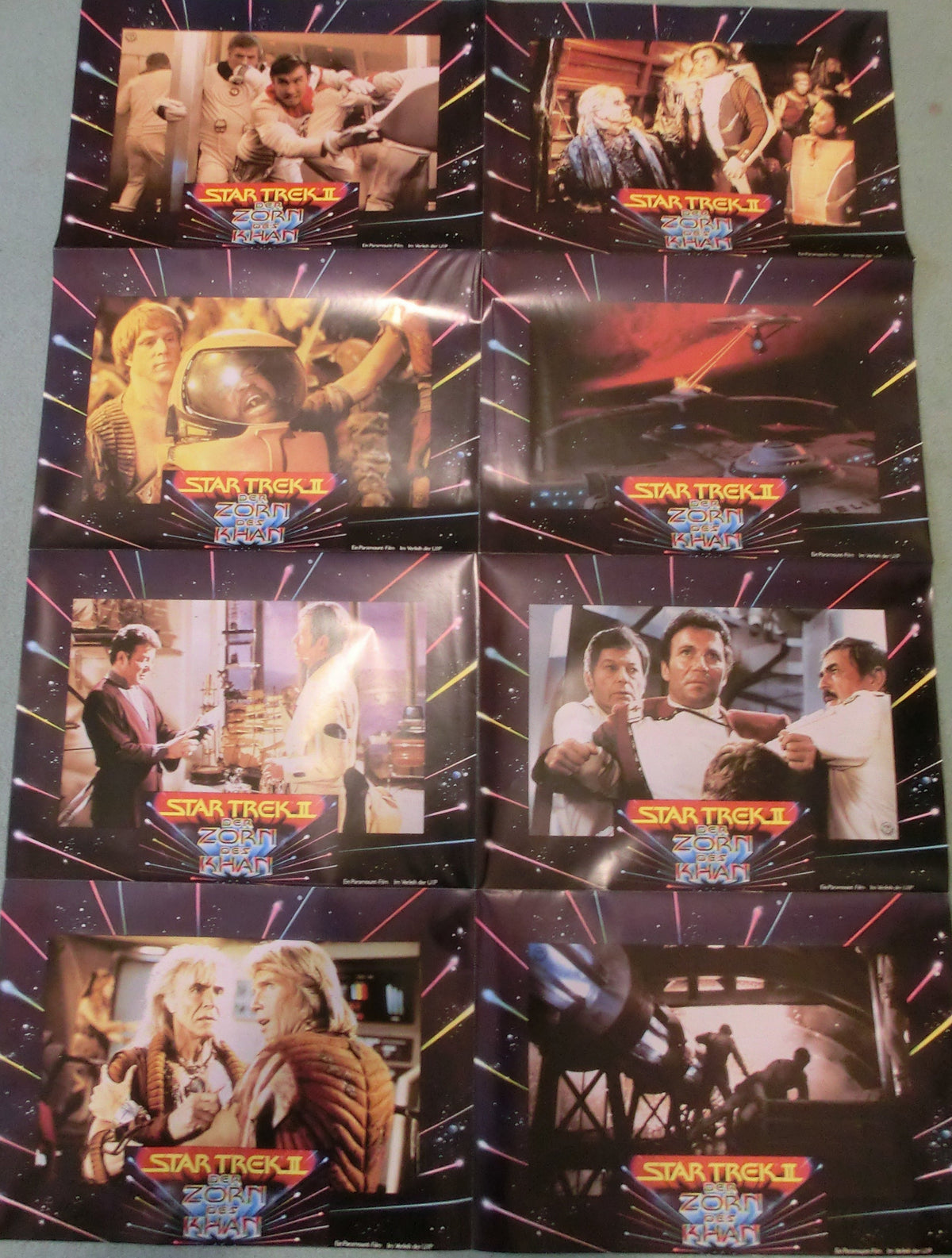 Star Trek II Der Zorn des Khan 16 normale + 5 große, 42 x 30 cm  Aushangfotos