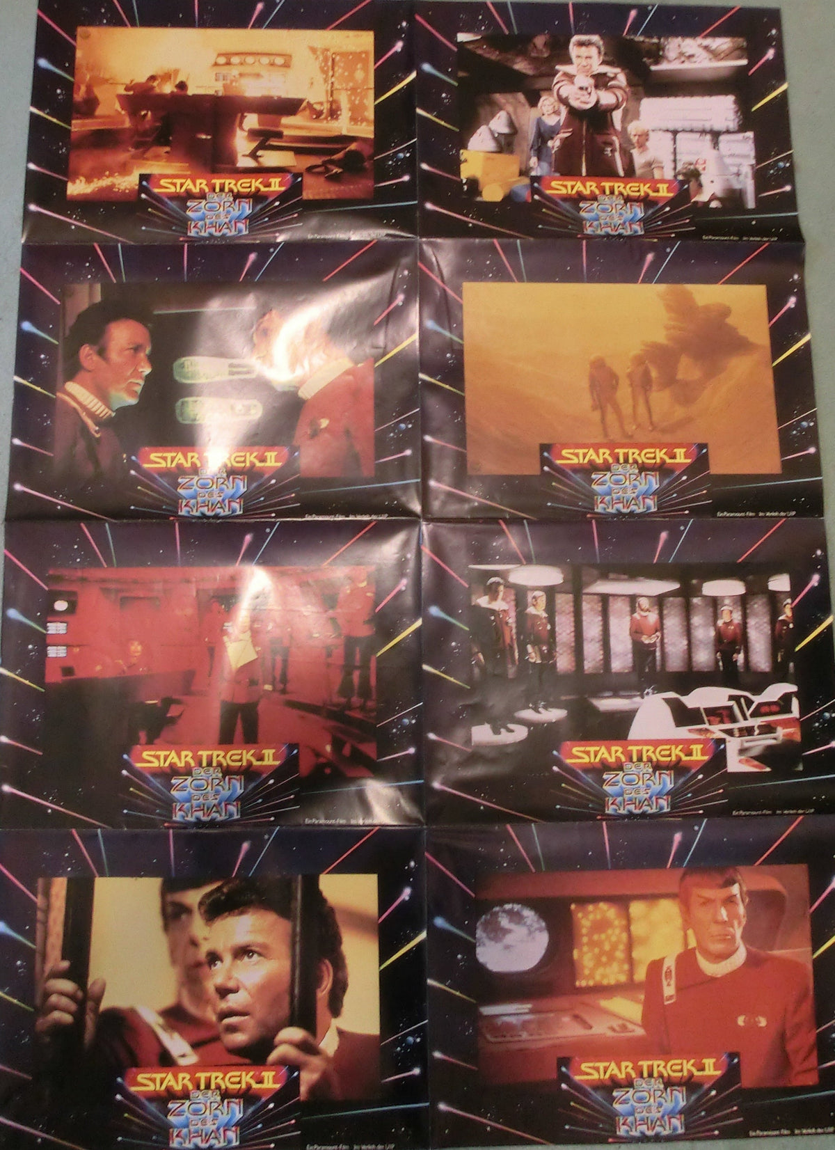Star Trek II Der Zorn des Khan 16 normale + 5 große, 42 x 30 cm  Aushangfotos