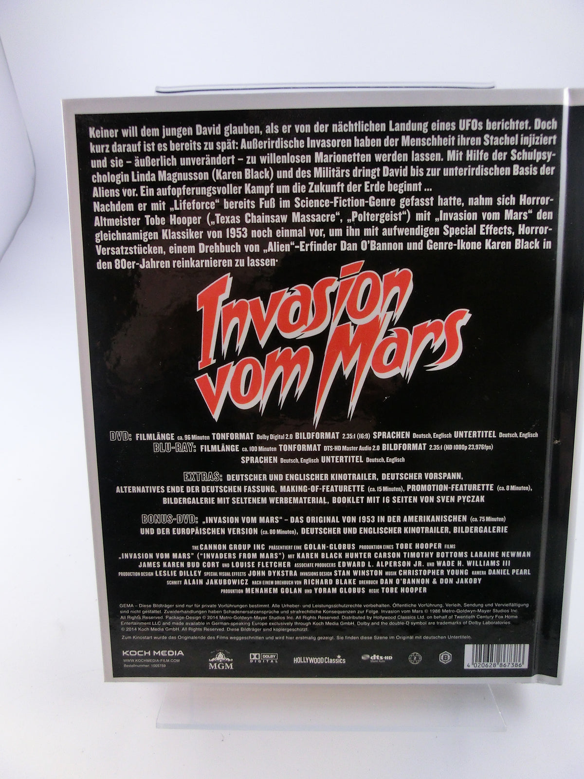 Invasion vom Mars DVD +  Blu-ray, Mediabook / Hooper