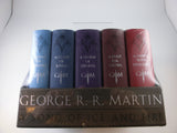 George R.R. Martin A Song of Ice and Fire 1-5 , Set in Leder, engl.