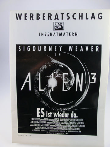 Alien 3 - Werberatschlag