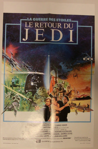 Star Wars RotJ Original-Filmplakat , "Le retour du jedi" frz.