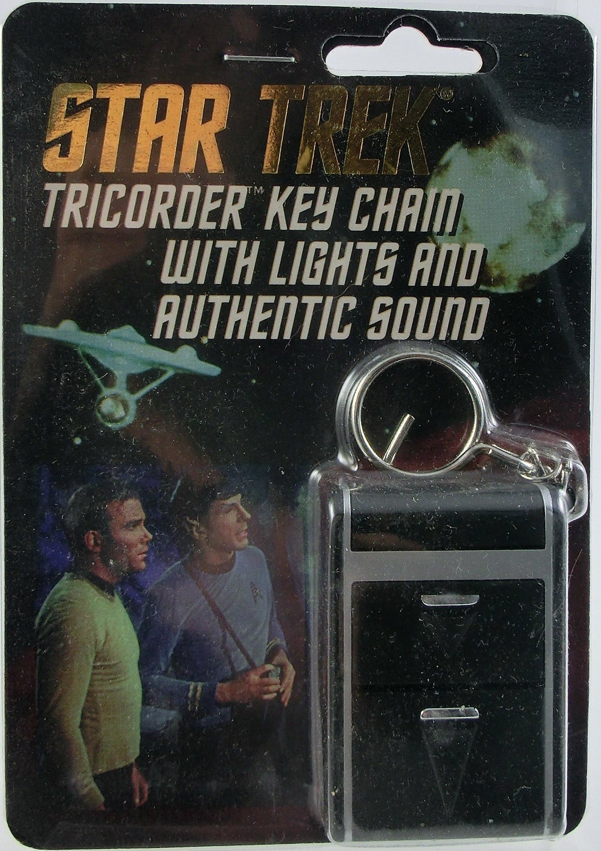 Classic Tricorder Schlüsselanhänger mit Licht & Sound