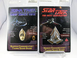 Klingon + Bajoran Communicator - Set mit Sound! Von 1996 , magnetisch