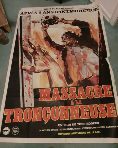 Texas Chain Saw Massacre French Grande ( 158 x 108 cm)