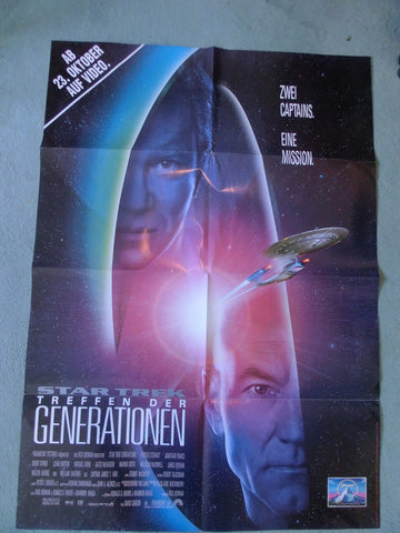 Star Trek - Generationen Video-Originalplakat A0