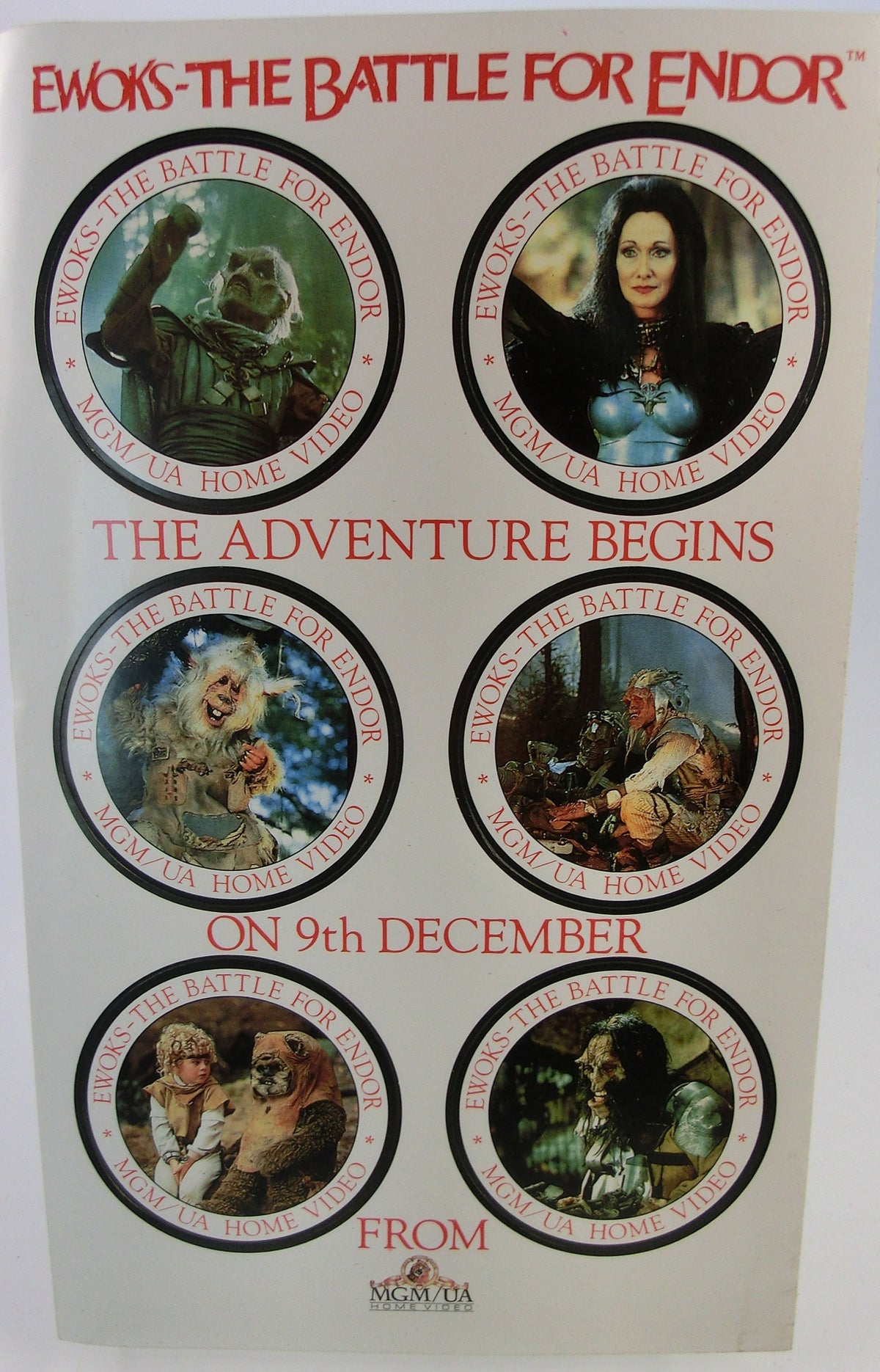 Ewoks-The Battle for Endor Sticker / Aufkleber - Set